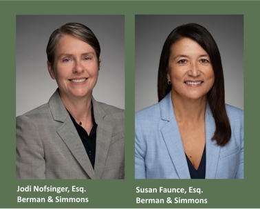 Attorneys Susan Faunce and Jodi Nofsinger