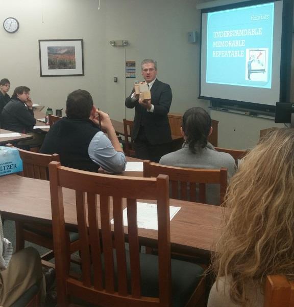 Michael Bigos teaching law students